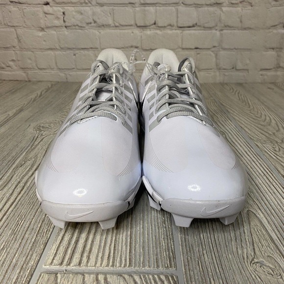 Nike Vapor Edge Shark Football Cleats Men’s 11 White DQ5114-100 New - Picture 3 of 8